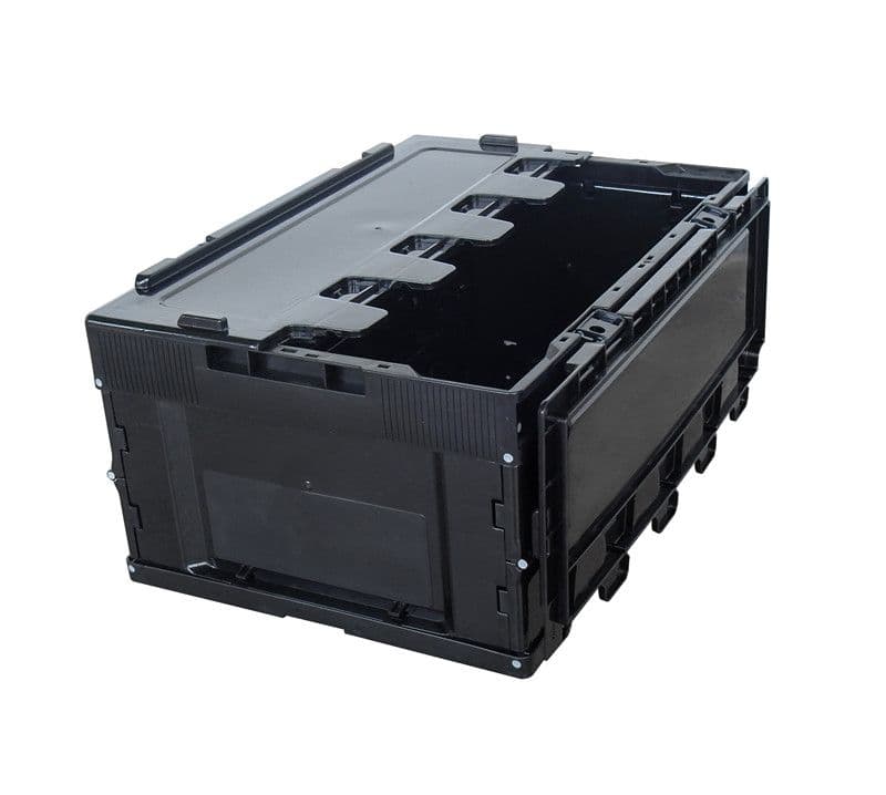 collapsible storage containers with lids