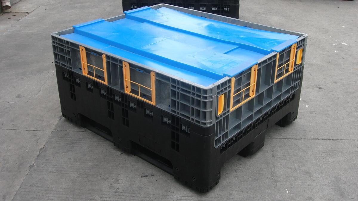 plastic pallet boxes with lids