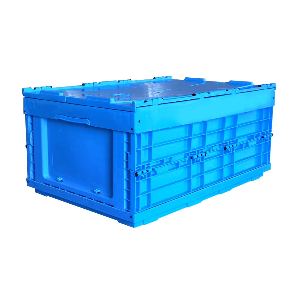 collapsible storage bins with lid