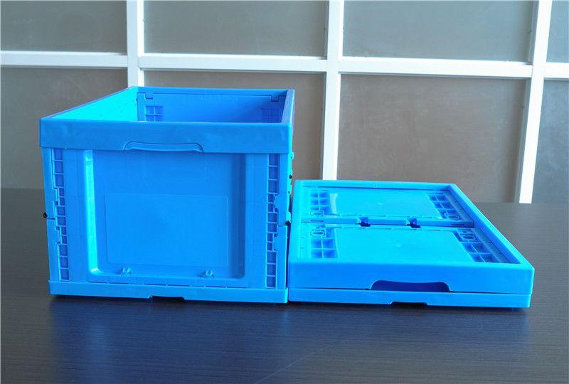 collapsible plastic container with lid