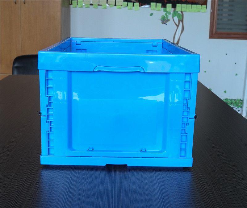 collapsible plastic container with lid