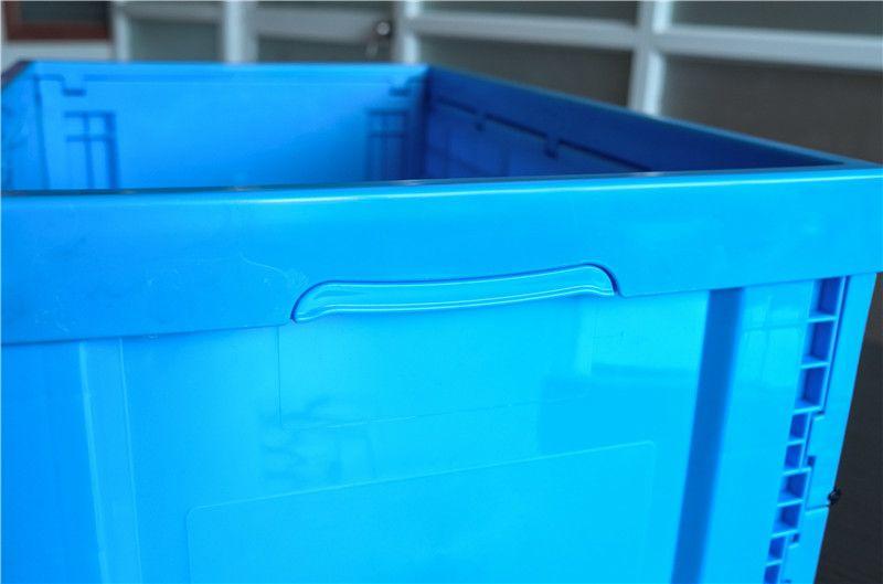 collapsible plastic container with lid