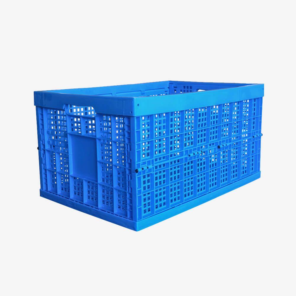 Durable foldable plastic storage box for wholesale