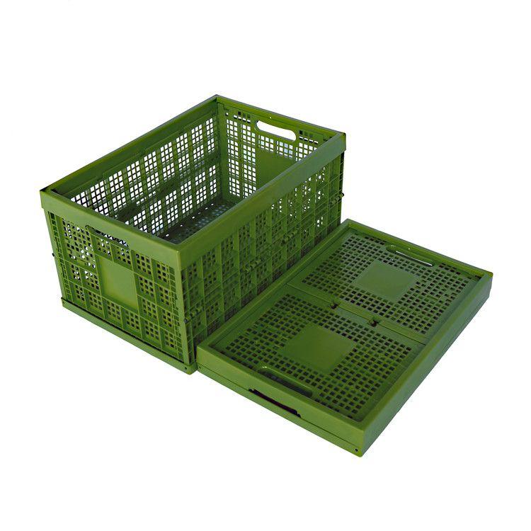 Durable foldable plastic storage box for wholesale