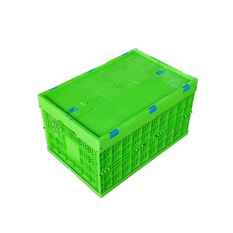 collapsible plastic crates with lids