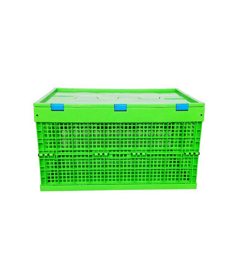 collapsible plastic crates with lids