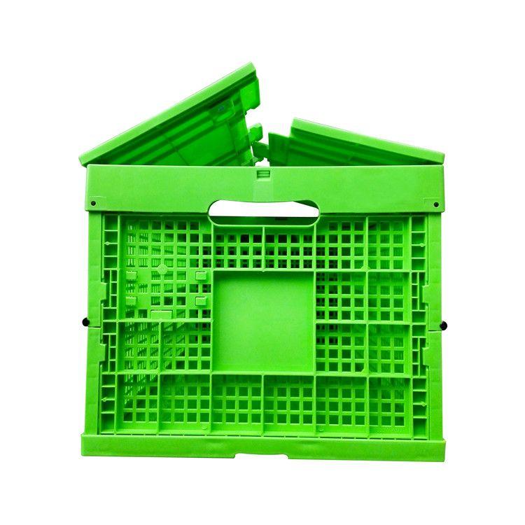 collapsible plastic crates with lids